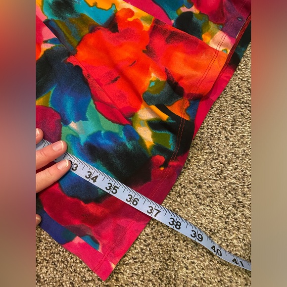 Women’s Size 2 Watercolor Floral Dress - Picture 6 of 9